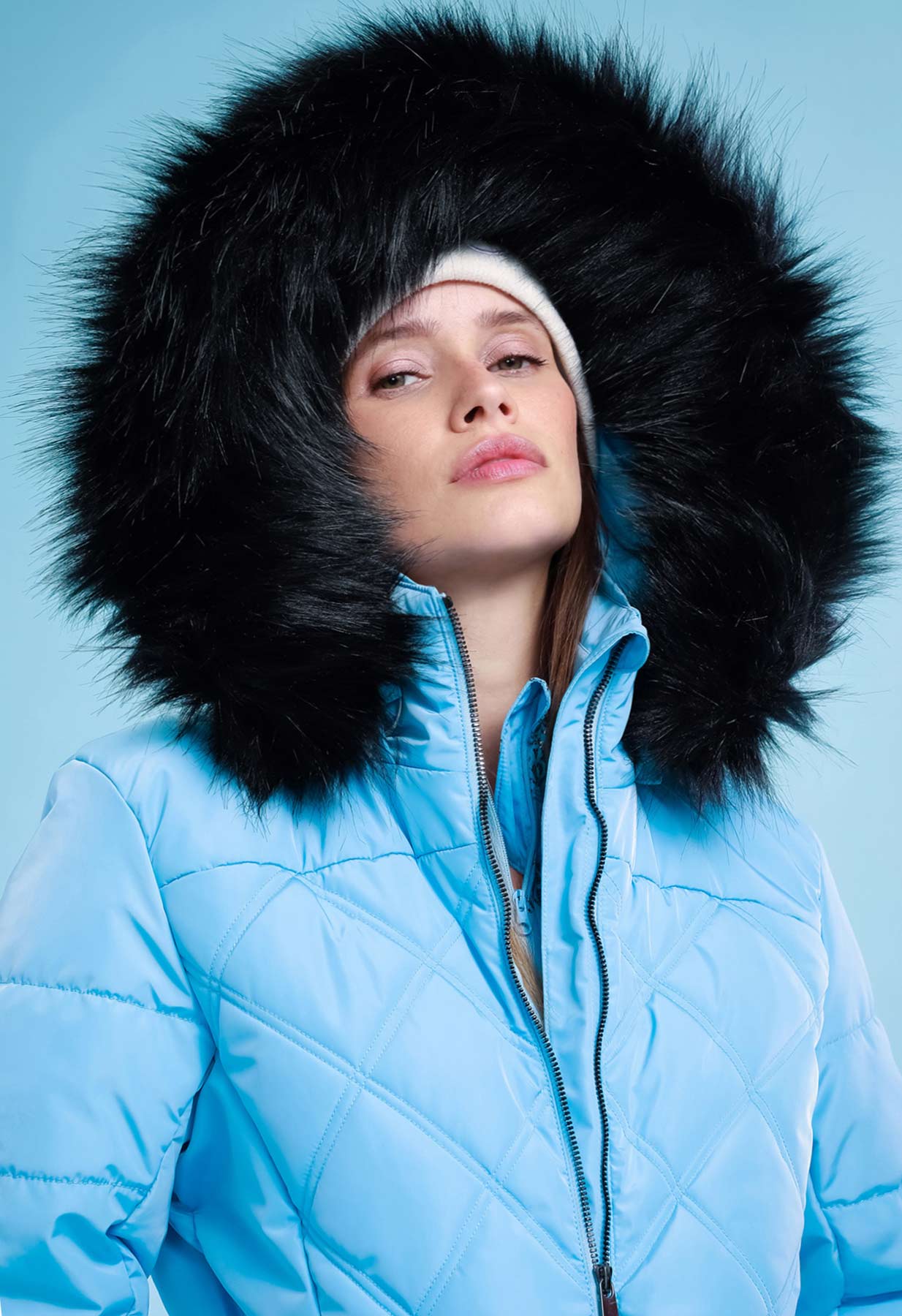 Poivre Blanc 1003 Polar Blue Women's Ski Jacket - Blue : : Fashion