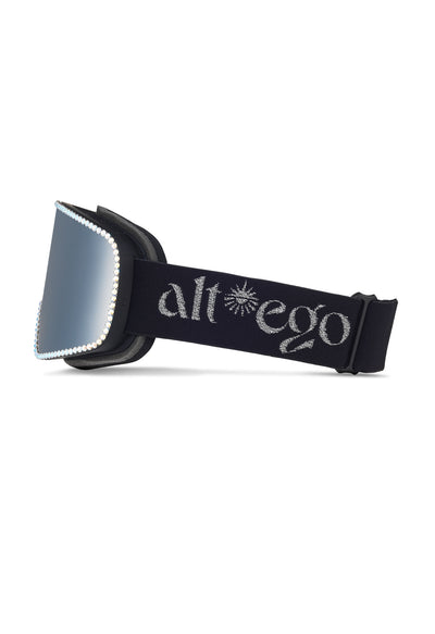 Alt*ego Disco Ski Goggle in Silver Shimmer