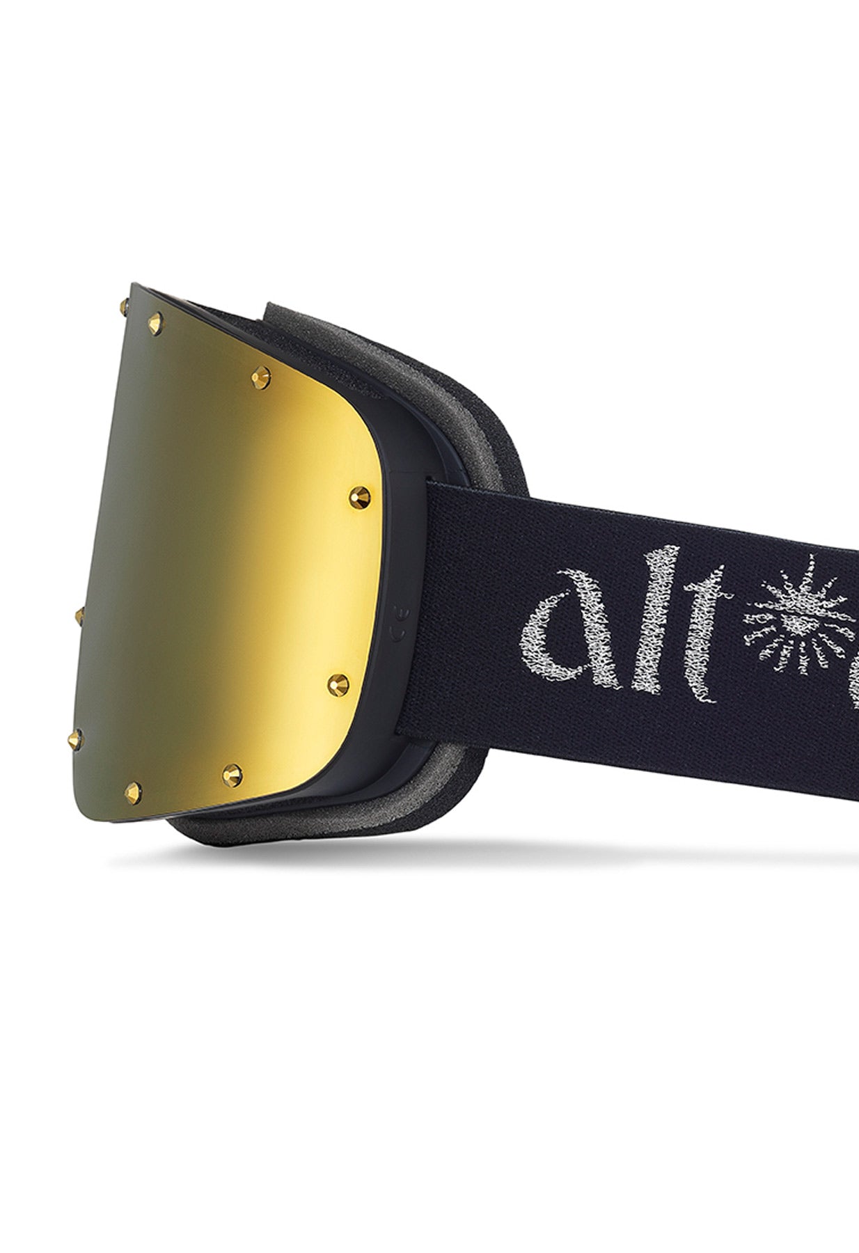 Alt*ego Hollywood Ski Goggle in Vintage Gold