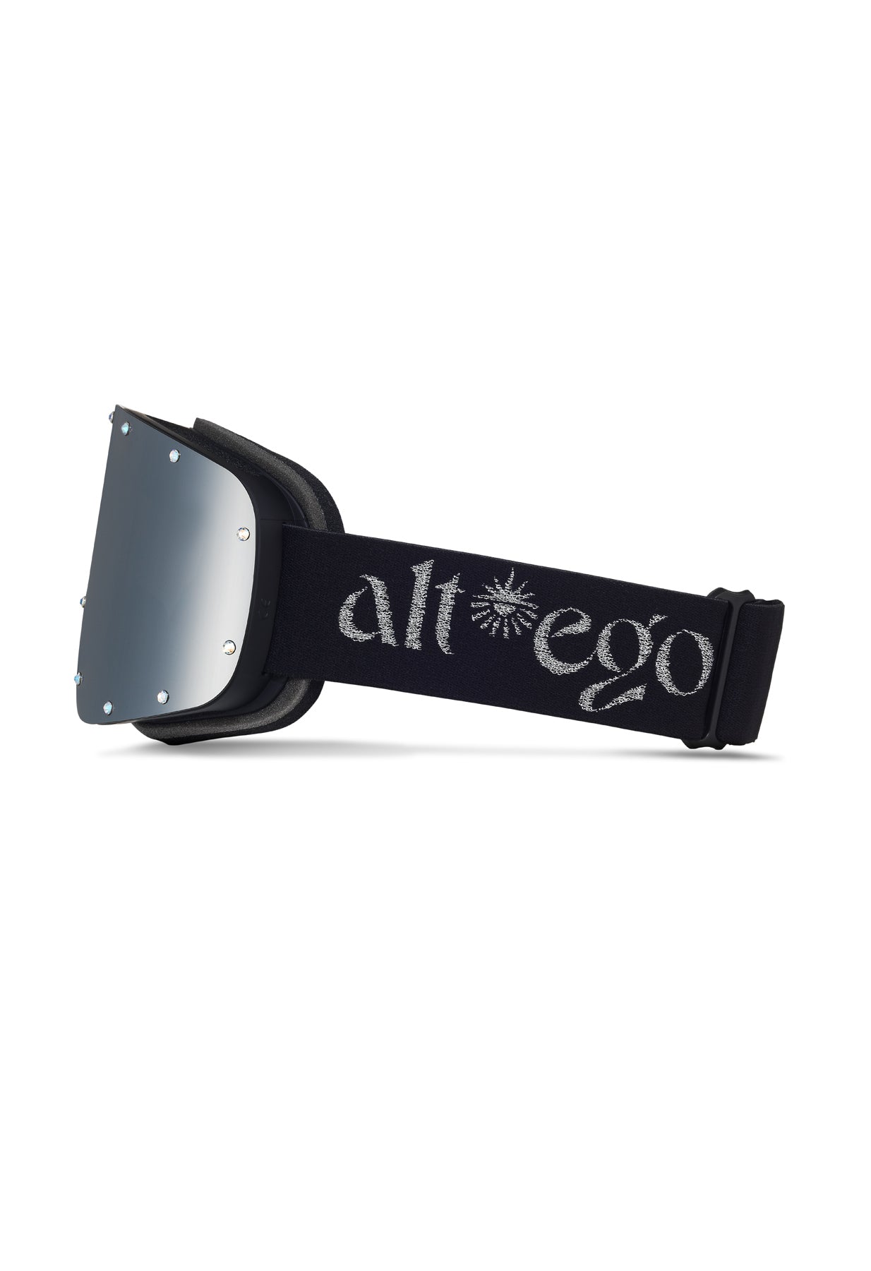 Alt*ego Disco Ski Goggle in Silver Shimmer