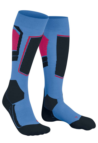 Falke SK4 Ladies Ski Socks in Blue