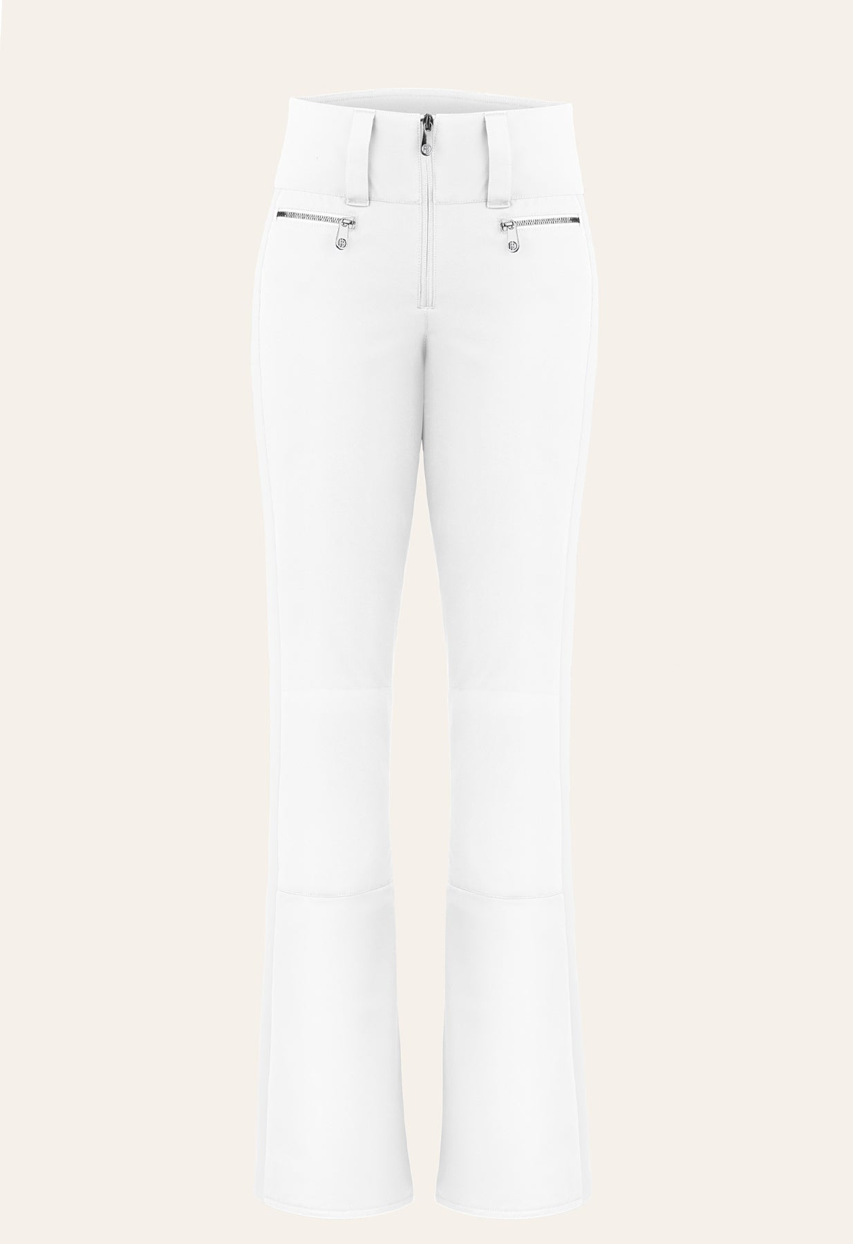 Poivre Blanc W24-0822 Shorter length Stretch Ski Pant in White