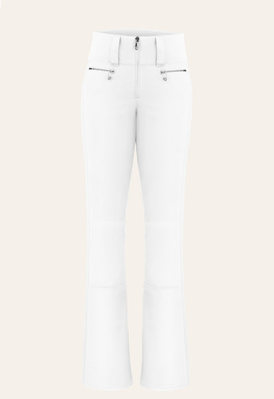 Poivre Blanc W24-0822 Shorter length Stretch Ski Pant in White