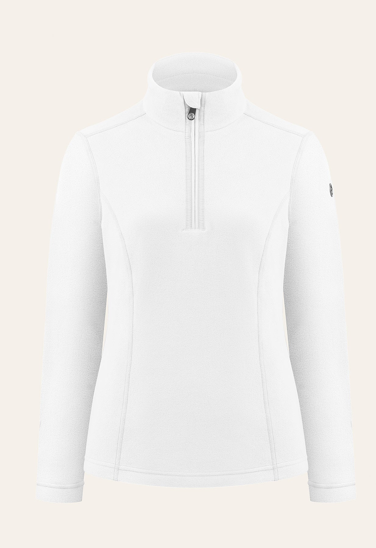 Poivre Blanc Micro Fleece Sweater in White