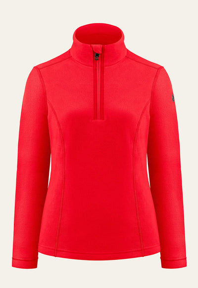 Poivre Blanc Micro Fleece Sweater in Red