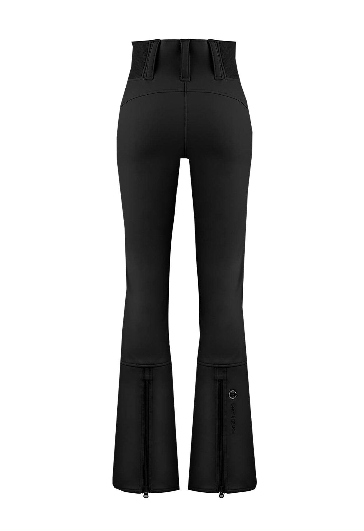 Poivre Blanc Short Length Softshell Ski Pant in Black 1121