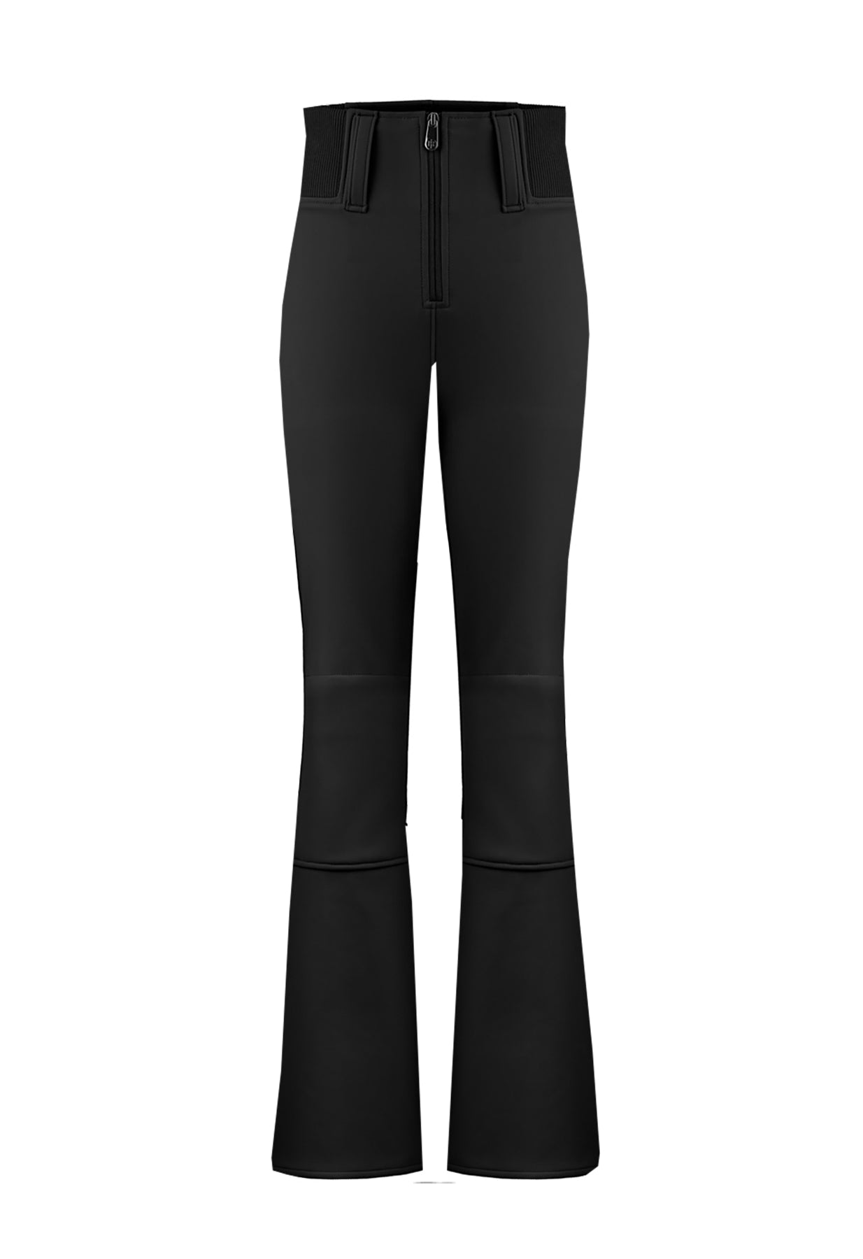 Poivre Blanc Short Length Softshell Ski Pant in Black 1121