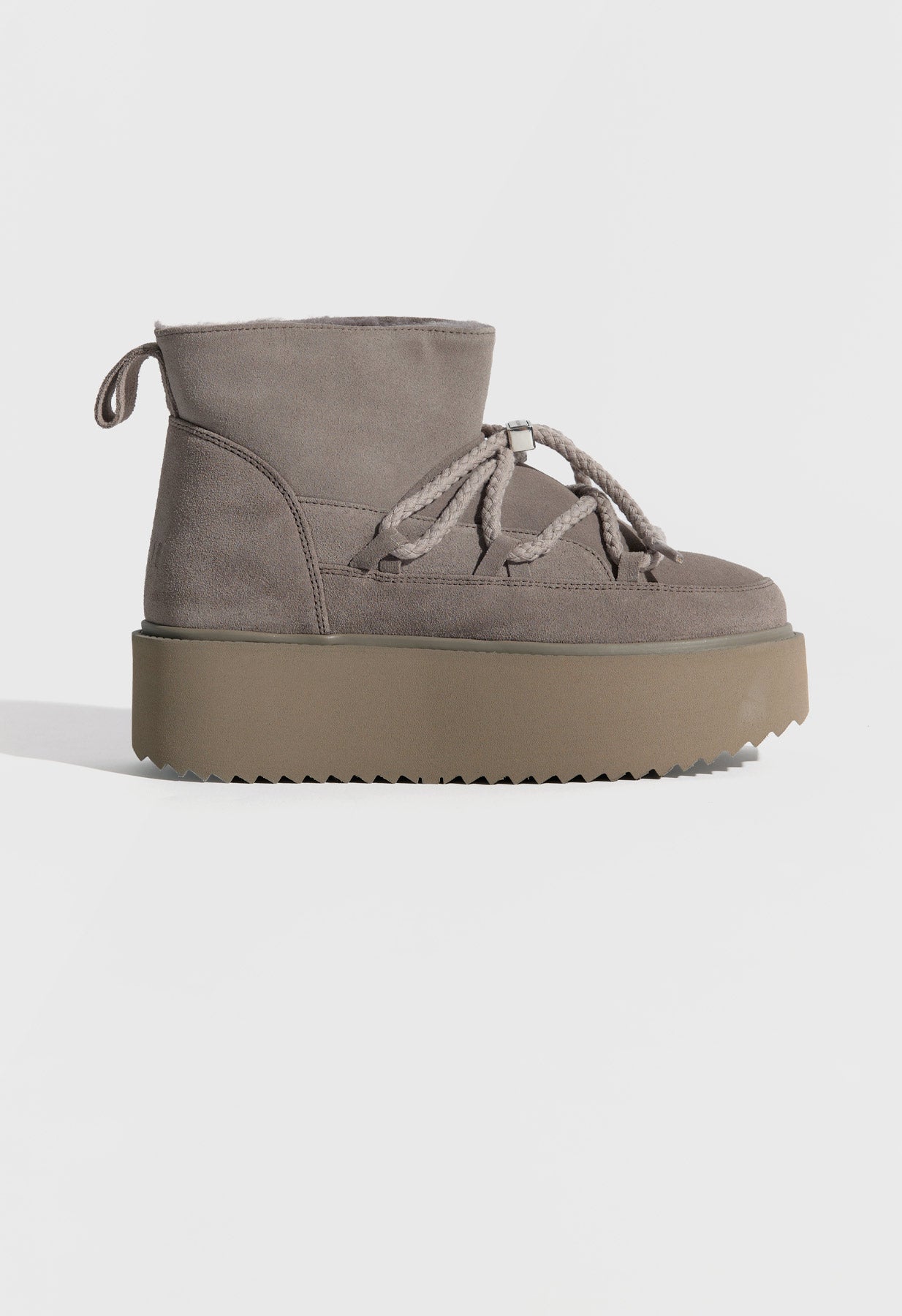 Inuikii Classic Low Platform Winter Boot in Grey