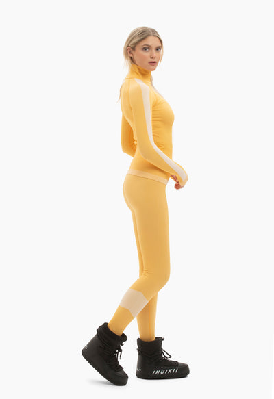 Sloobie Aspen Thermal Base Layer Top in Yellow