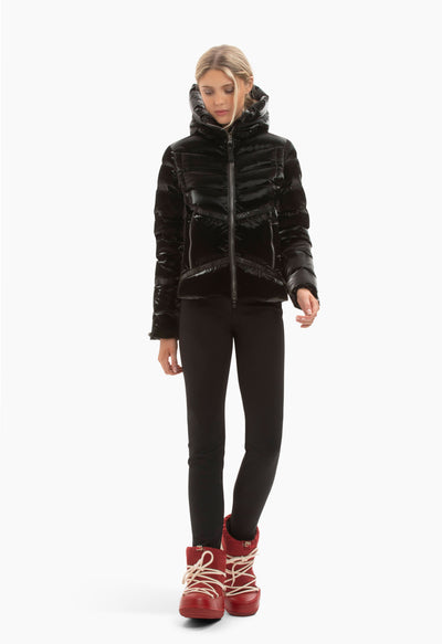 Kelly by Sissy Colorado Black Downfilled Ski Jacket