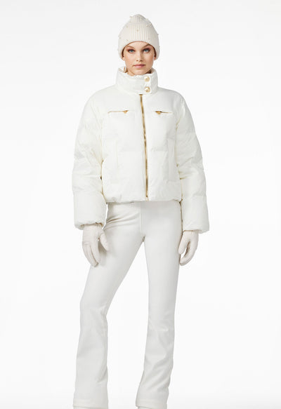 Goldbergh Queenie Down Ski Jacket in Cream