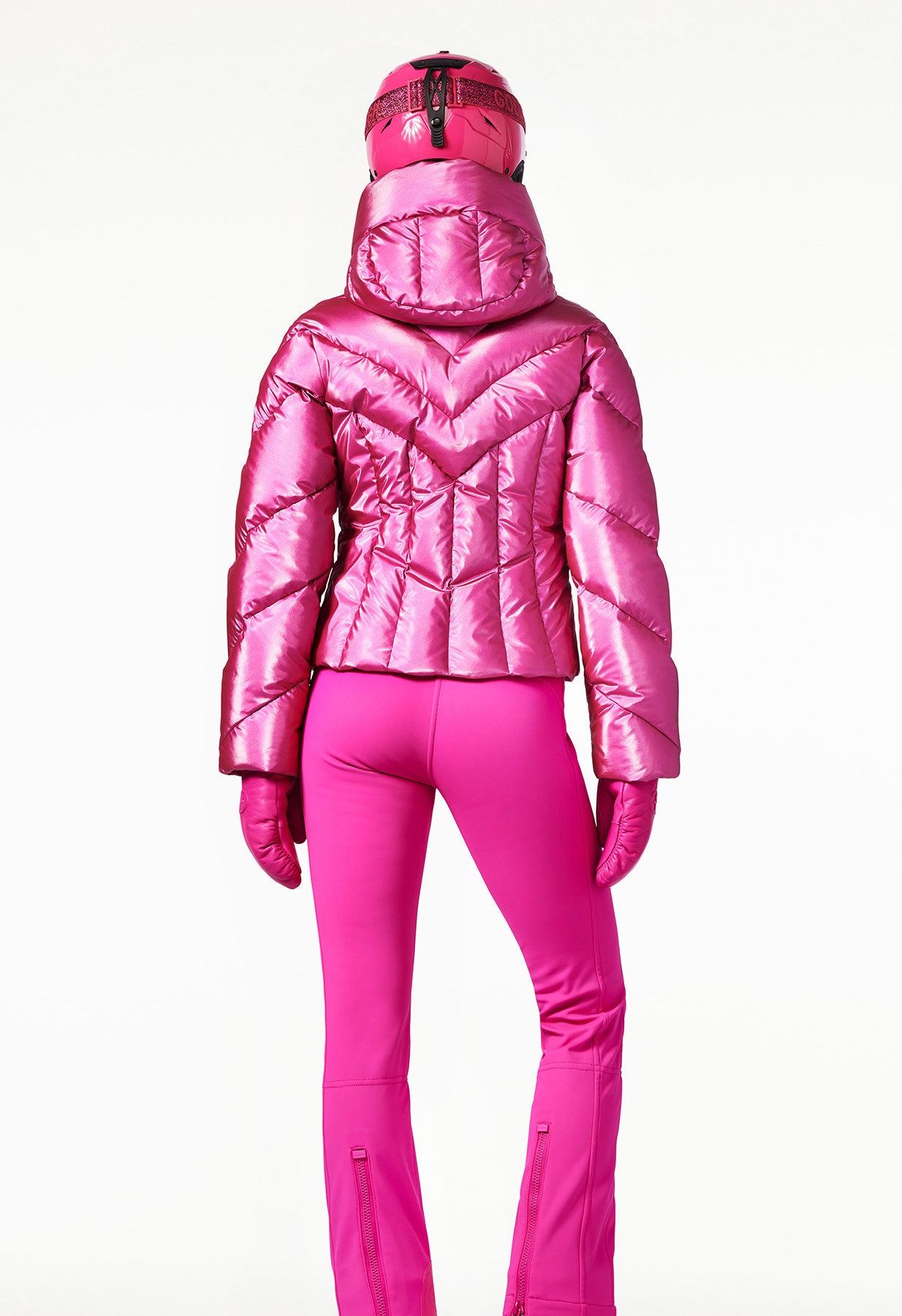 Goldbergh Elodie Down Ski Jacket in Pink