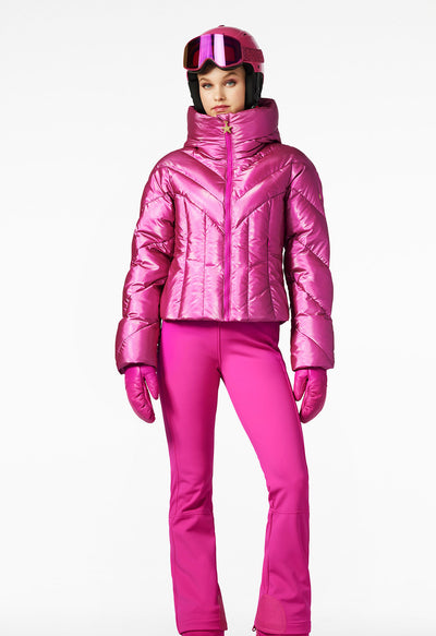 Goldbergh Elodie Down Ski Jacket in Pink