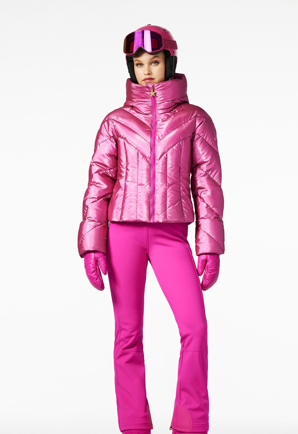 Goldbergh Elodie Down Ski Jacket in Pink