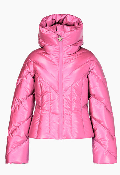 Goldbergh Elodie Down Ski Jacket in Pink