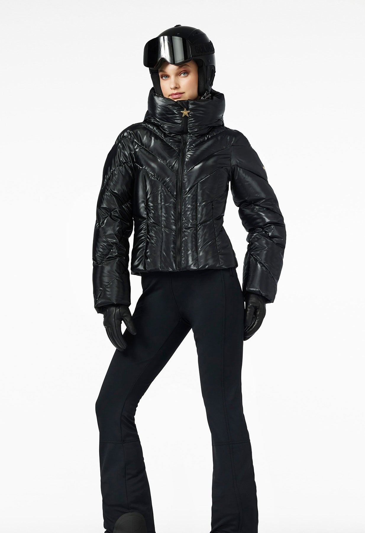 Goldbergh Elodie Down Ski Jacket in Black