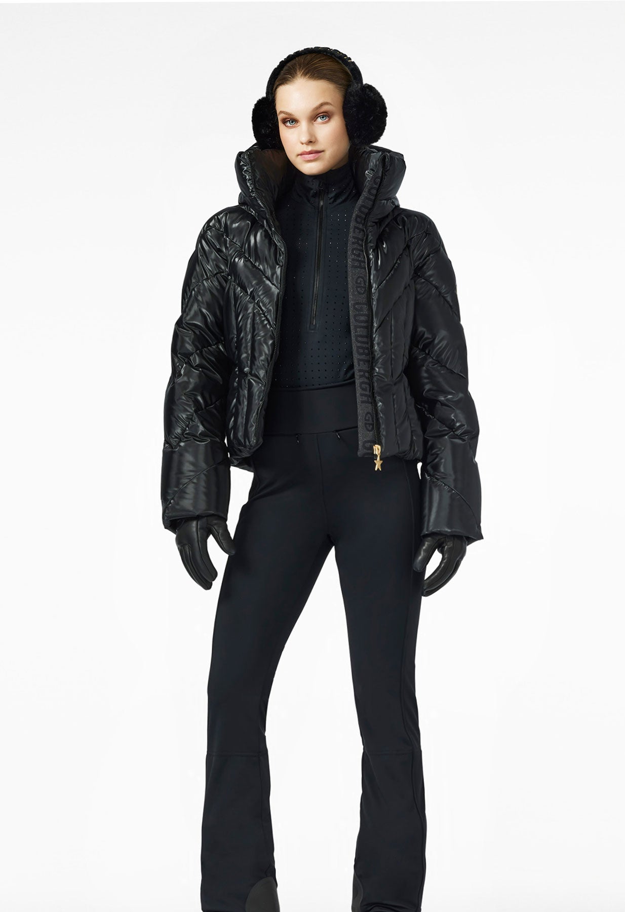 Goldbergh Elodie Down Ski Jacket in Black