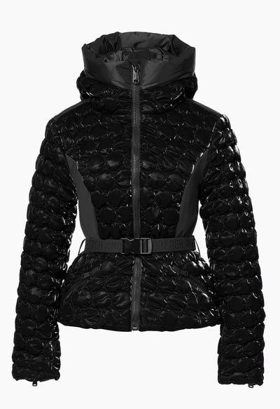 Goldbergh Monique Ski Jacket in Black with Hood