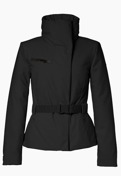 Goldbergh Elegante Belted Ski Jacket in Black