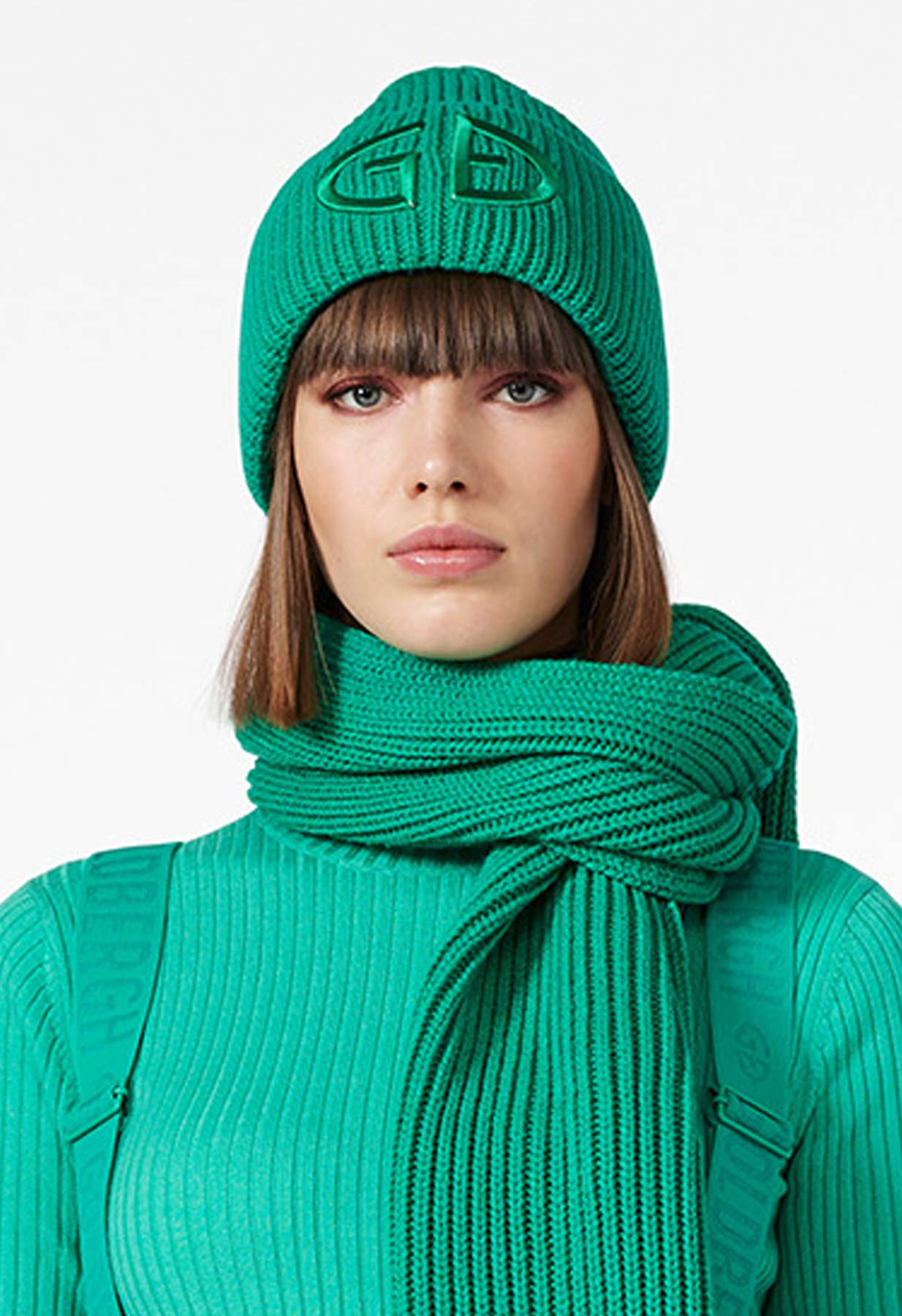 Goldbergh Valerie Knitted Beanie in Bright Green