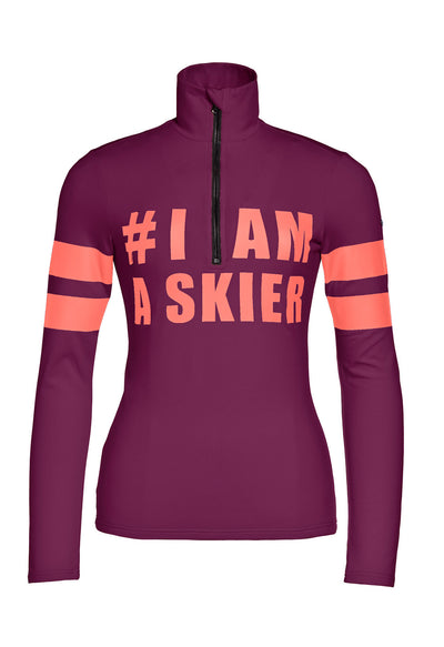 Goldbergh Skier Ski Base Layer in Cherry