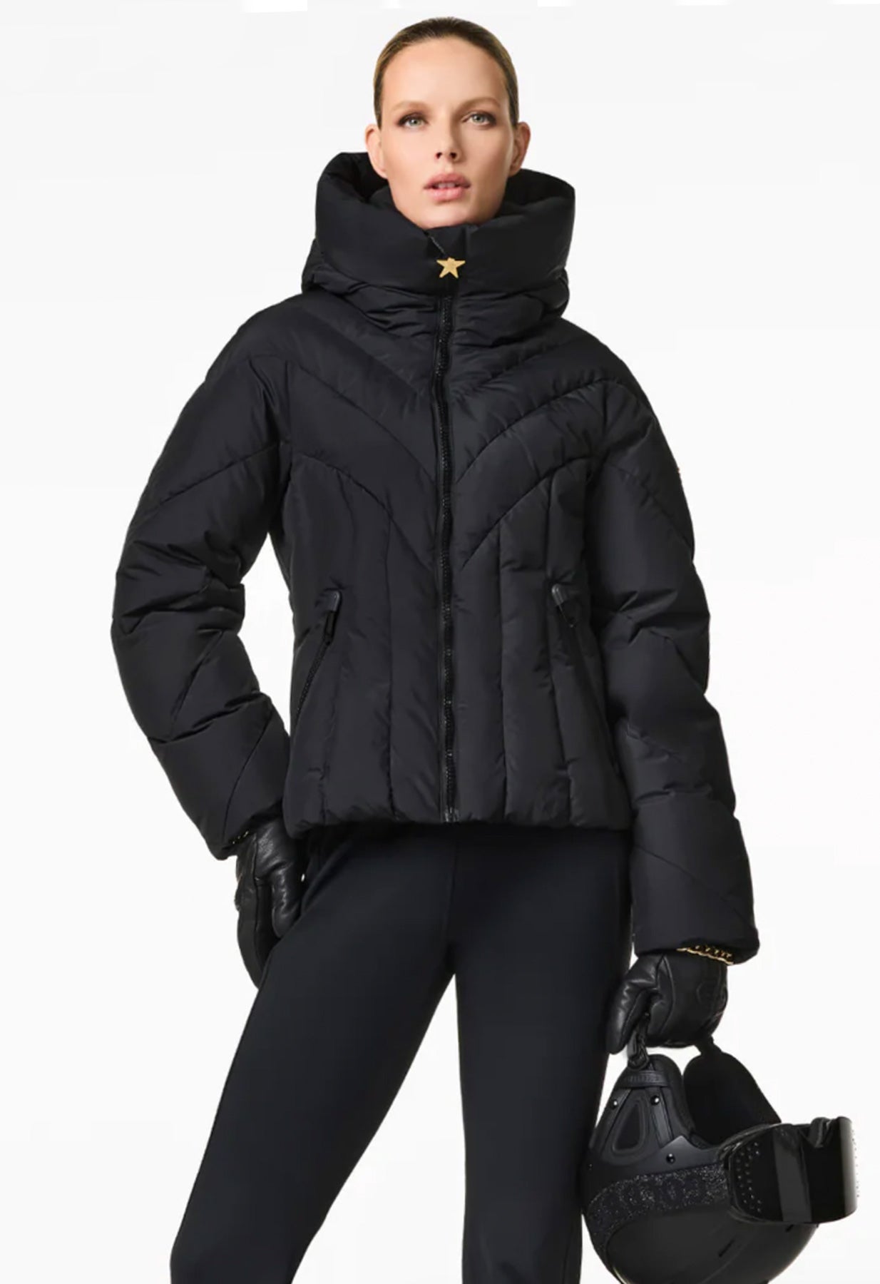 Goldbergh Inez Black Ski Jacket with Hood