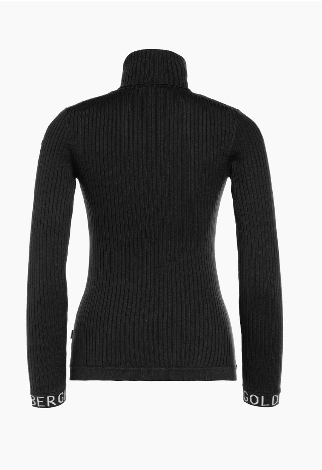 Goldbergh Mira Polo Neck Jumper in Black