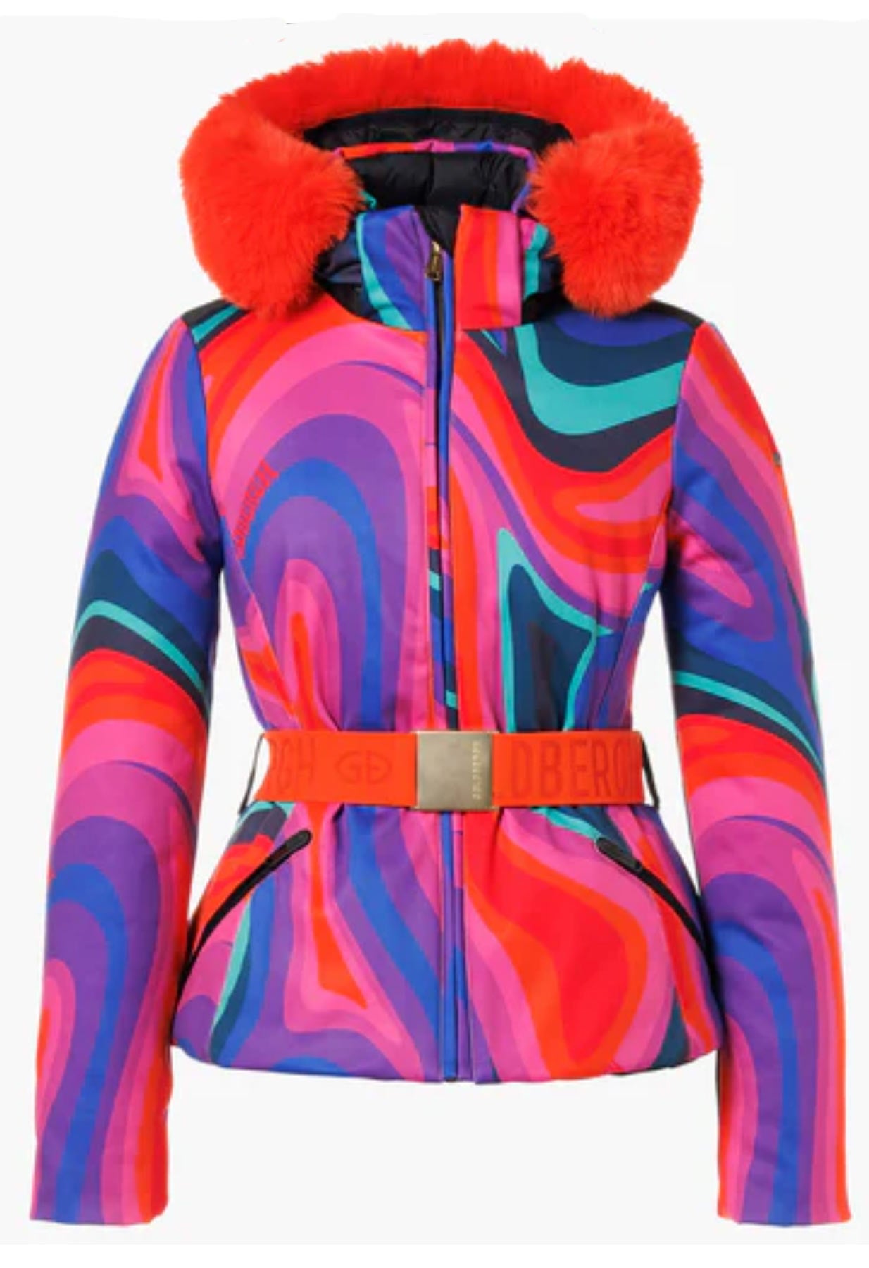 Goldbergh Muse Ski Jacket with Faux Fur Trimmed Hood