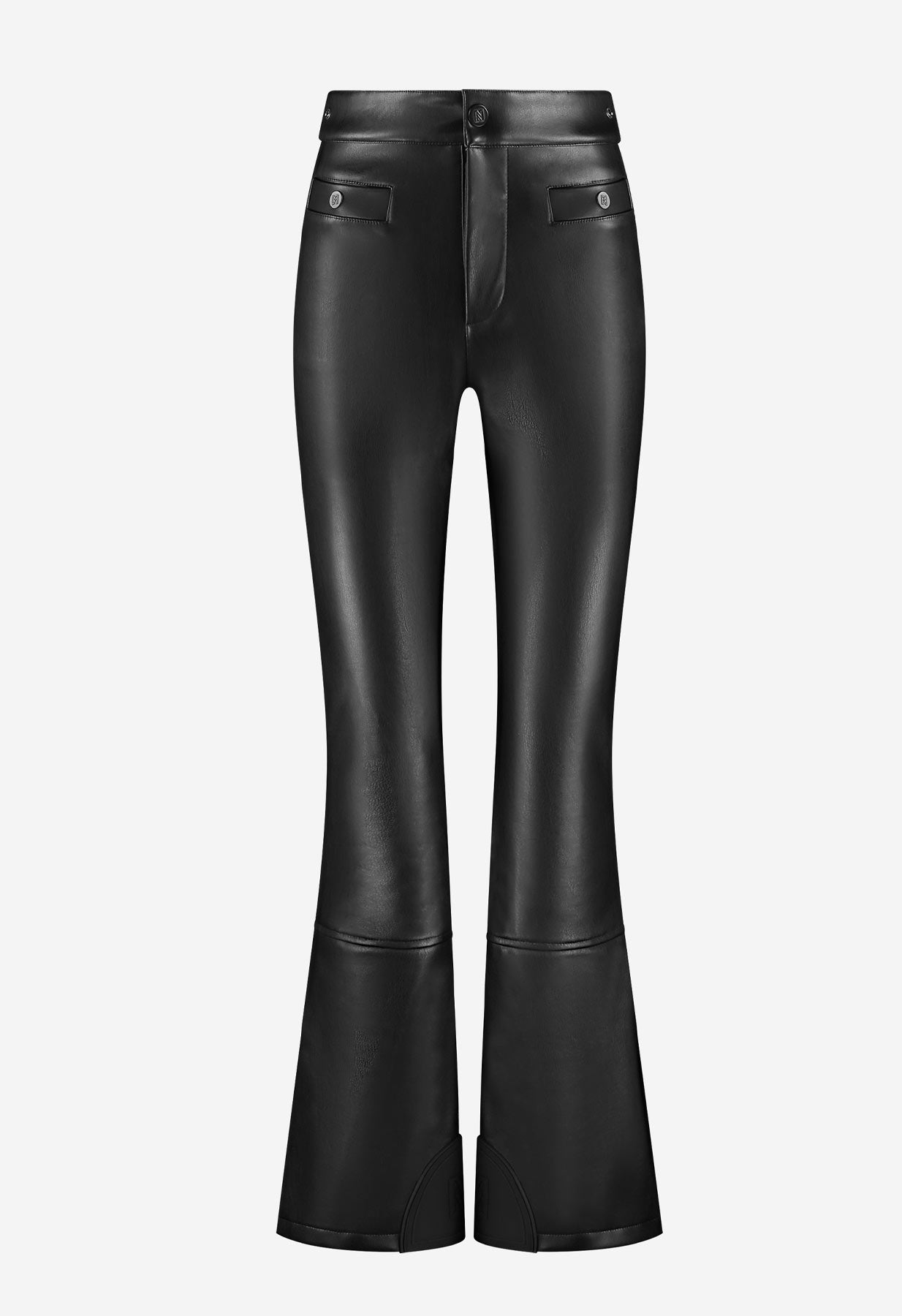 Nikkie GIZA PU Ski Pants in Black