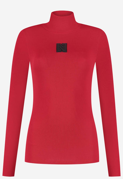 Nikkie Jolie Ski Turtle Neck in Red