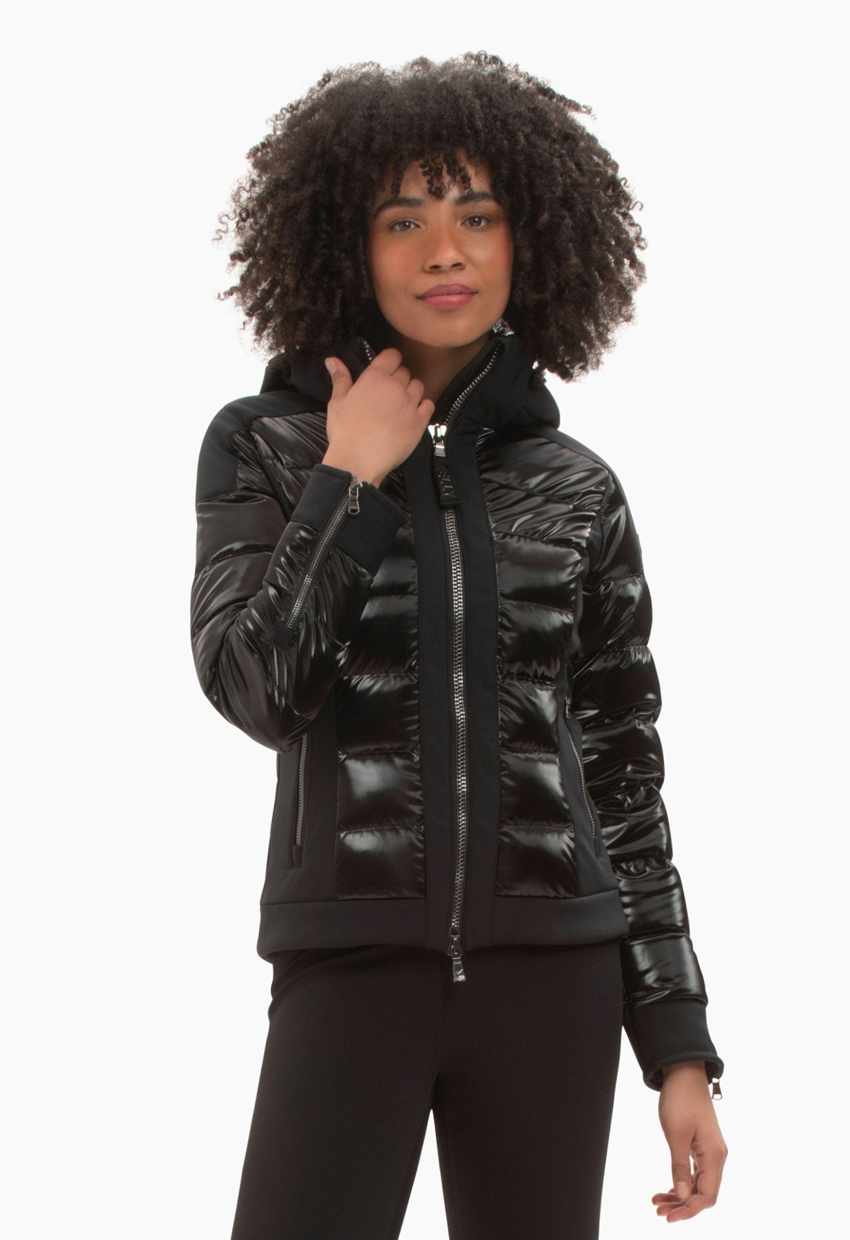 Kelly by Sissy Paris Softshell Ski Jacket in Black