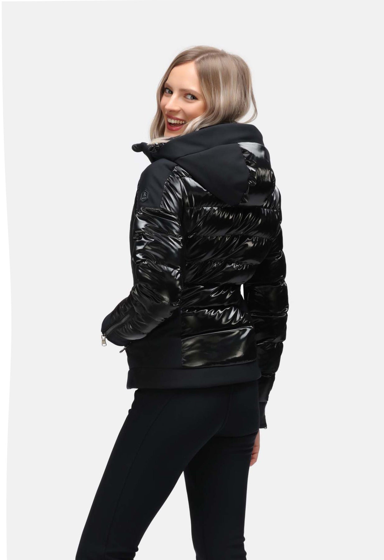 Kelly by Sissy Paris Softshell Ski Jacket in Black