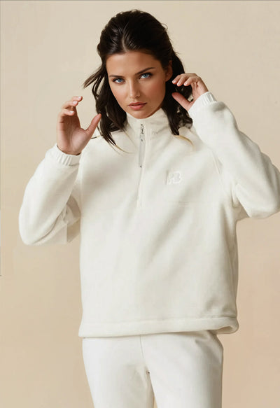 Poivre Blanc Fleece in Natural White W24-5400