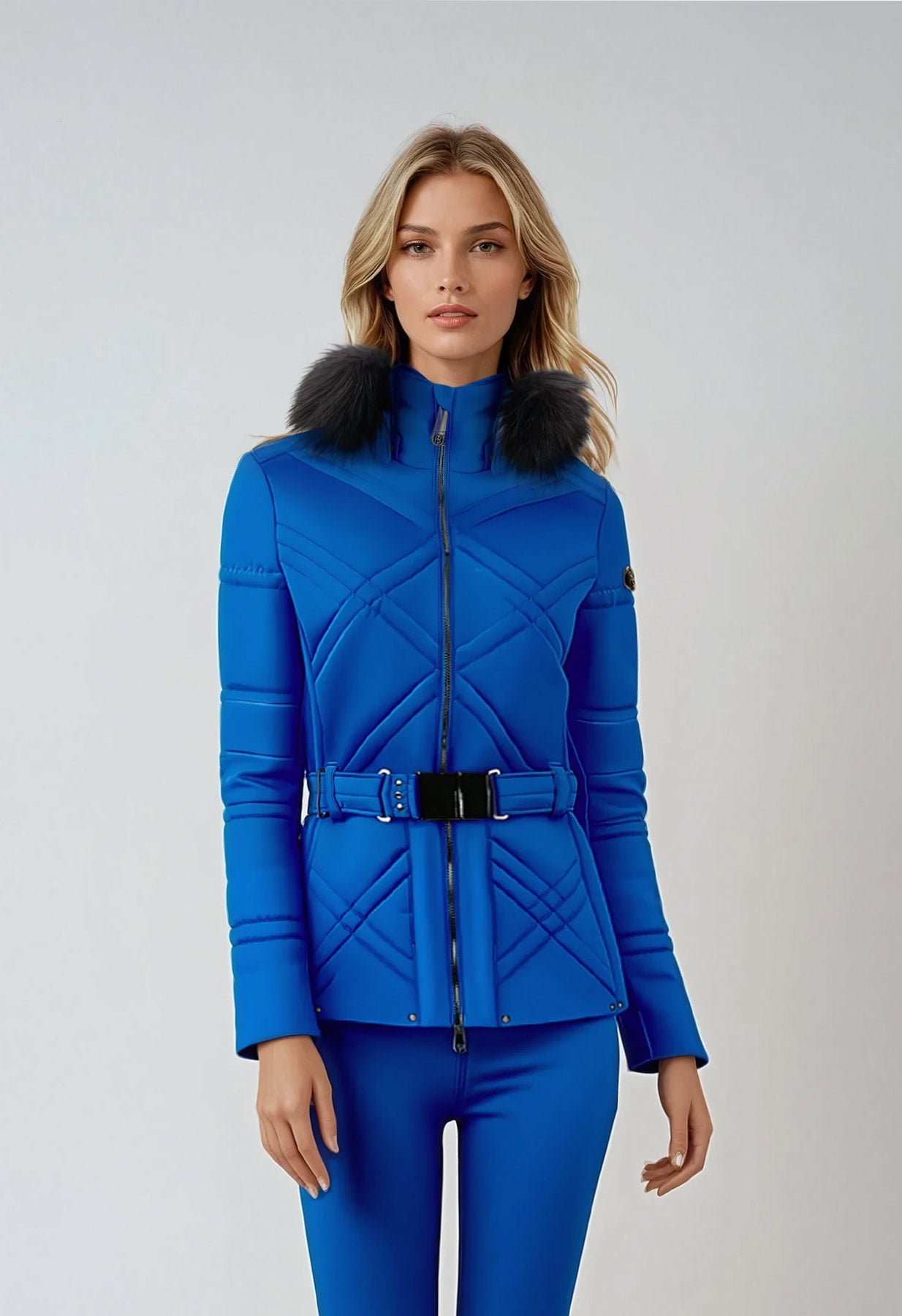 Poivre Blanc Softshell Ski Pant in Blue 1121