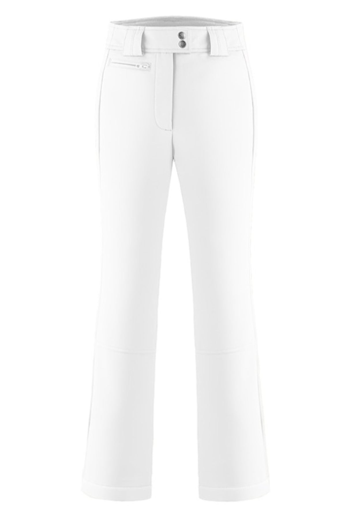 Poivre Blanc 1120 Softshell Ski Pant in White