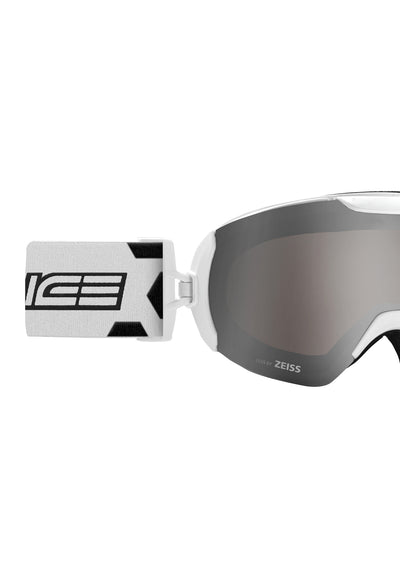 Salice 604 White and Black Ski Goggles