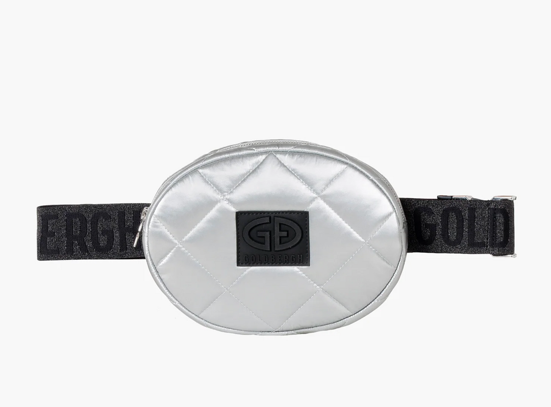 Silver belt bag online