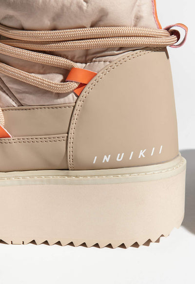 Inuikii Tech Platform Winter Boot in Beige