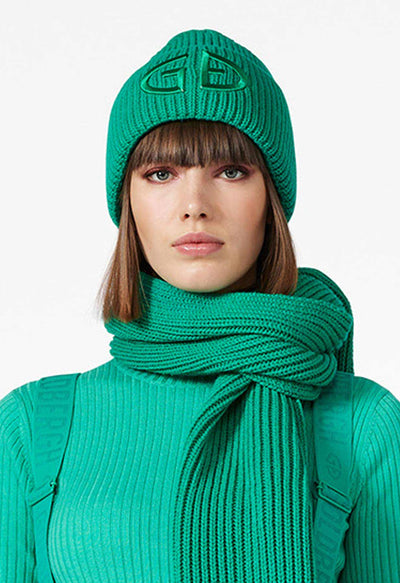 Goldbergh Valerie Knitted Beanie in Bright Green