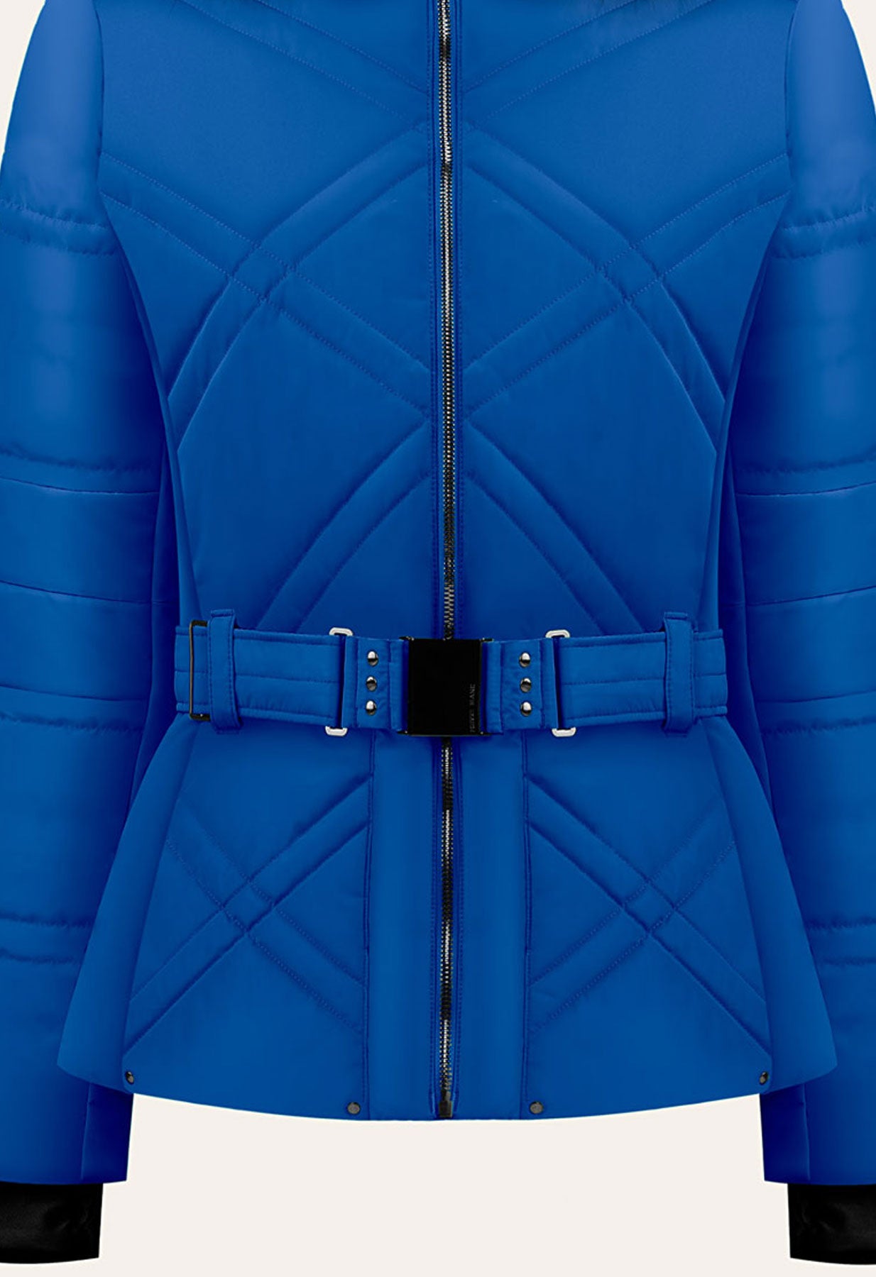 Poivre Blanc W24-1003 Ski Jacket in Blue with Faux Fur trim