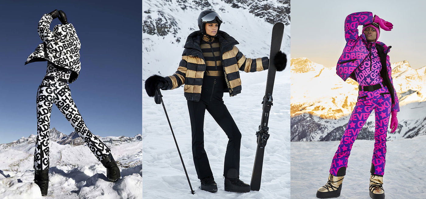 Goldbergh Parry Ski Suit Real Fur - Cherry